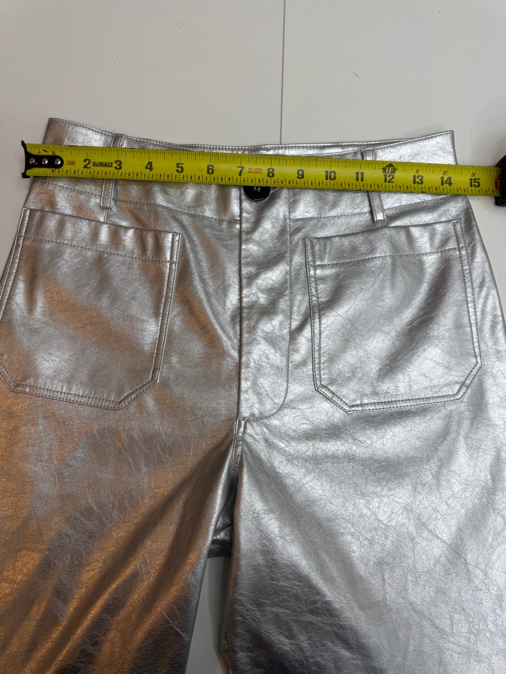 Maeve Metallic Women’s High Rise and Cropped wide Pants size 27 - Picture 7 of 11